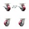 Service Caster 4 Inch Kingpinless Poly on Aluminum Wheel Caster Swivel Locks 2 Brakes SCC, 4PK SCC-KP30S420-PAR-SLB-BSL-2-BSL-2 - alternate 1